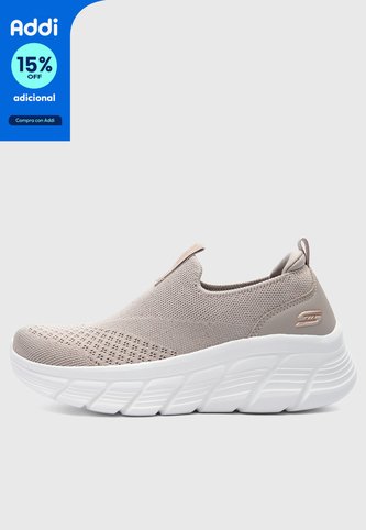 Tenis Lifestyle SKECHERS Bobs B Flex Hi Beige Skechers