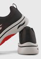 Tenis Walking Negro-Gris-Rojo SKECHERS Go walk Arch Fit 2.0 - Idyllic 2 de Skechers
