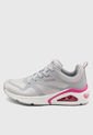 Tenis Lifestyle Gris-Blanco-Fucsia Skechers Tres-Air Uno - Revolution-Airy de Skechers