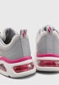 Tenis Lifestyle Gris-Blanco-Fucsia Skechers Tres-Air Uno - Revolution-Airy de Skechers