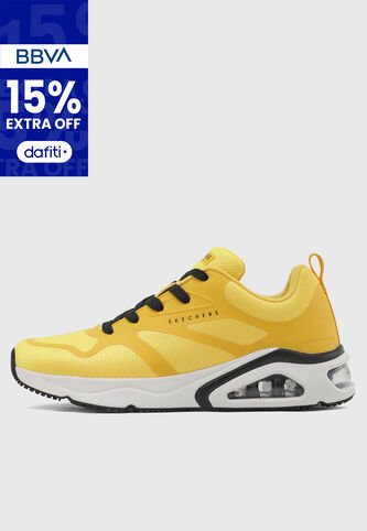 Tenis SKECHERS Tres Air Amarillo Skechers