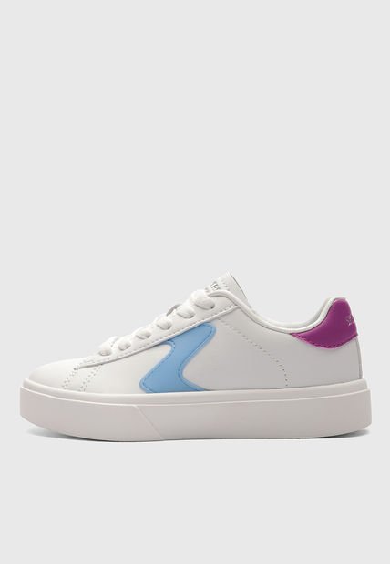 Tenis Lifestyle Blanco-Violeta-Celeste SKECHERS Eden LX
