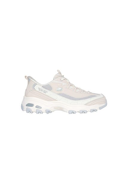 Tenis Skechers Mujer D'Lites Smooth Nostalgia - Beige