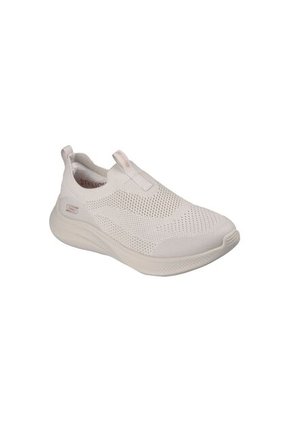 Tenis Skechers Mujer Bobs Moda Flex Memory Foam Blanco Hueso