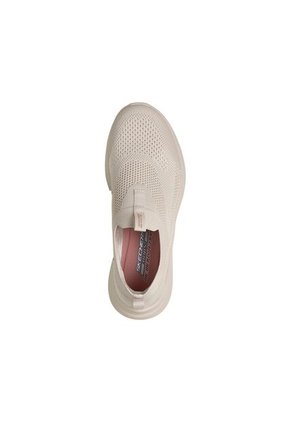 Tenis Skechers Mujer Bobs Moda Flex Memory Foam Blanco Hueso