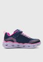 Tenis SKECHERS Heart Lights - Retro Hearts Azul de Skechers