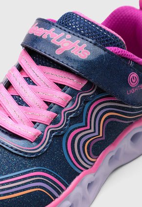 Tenis SKECHERS Heart Lights - Retro Hearts Azul