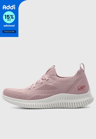 Tenis Lifestyle SKECHERS Bobs Geo Lite Rosa Skechers