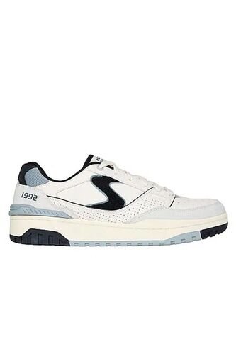 Tenis Skechers Retro 90s Court Para Hombre Color Blanco Negro Skechers