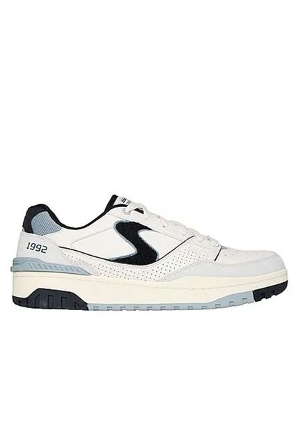 Tenis Skechers Retro 90s Court Para Hombre Color Blanco Negro