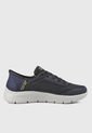 Tenis Training Azul Petróleo-Negro SKECHERS GOwalk Flex - New World de Skechers