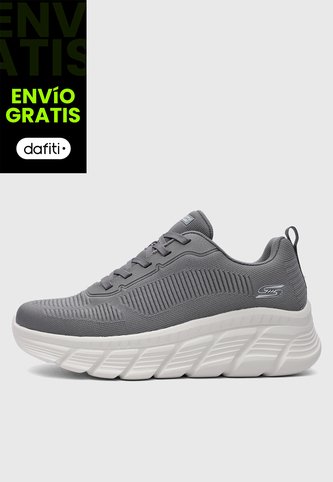 Tenis Lifestyle SKECHERS Bobs B Flex Hi Gris Skechers