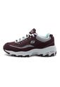 Tenis Lifestyle Vinotinto-Blanco Skechers D'lites de Skechers