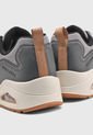 Tenis Lifestyle Gris-Café-Marfil Skechers Uno - Layover de Skechers
