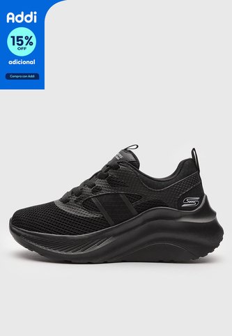 Tenis Lifestyle SKECHERS BOBS Chaos Hi - Dazzling Glint Negro Skechers