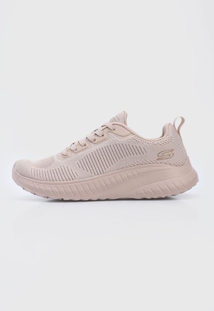 Tenis Training Nude Skechers Bobs Squad Chaos-Face Off