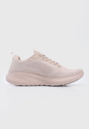 Tenis Training Nude Skechers Bobs Squad Chaos-Face Off