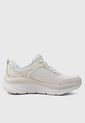 Tenis Running Marfil-Blanco-Celeste SKECHERS D'Lux Walker de Skechers