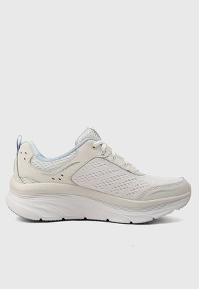 Tenis Running Marfil-Blanco-Celeste SKECHERS D'Lux Walker