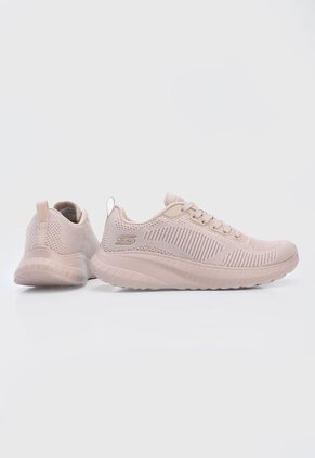 Tenis Training Nude Skechers Bobs Squad Chaos-Face Off