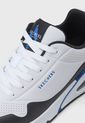 Tenis Lifestyle Blanco-Negro-Azul SKECHERS Uno - Back Lit de Skechers