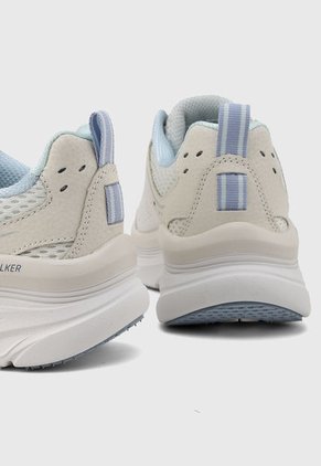Tenis Running Marfil-Blanco-Celeste SKECHERS D'Lux Walker