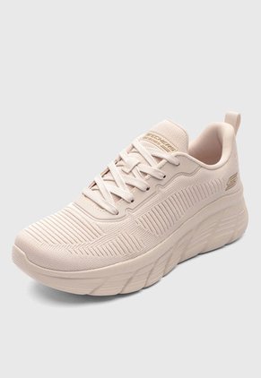 Tenis SKECHERS Bobs Sport B Flex Hi Beige