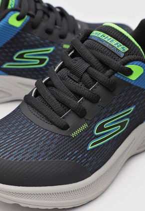Tenis SKECHERS Microspec Max Advance Negro