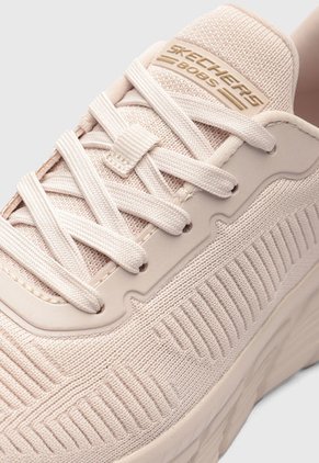 Tenis SKECHERS Bobs Sport B Flex Hi Beige