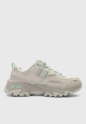 Tenis SKECHERS D'Lites Hiker - Echo Lake Blanco