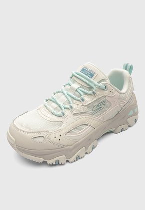 Tenis SKECHERS D'Lites Hiker - Echo Lake Blanco