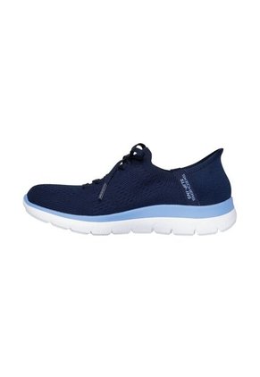 Tenis Skechers Mujer Summits-Newdaily Slip-ins Azul