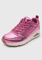 Tenis Lifestyle SKECHERS Uno - Metallixs Rosa de Skechers