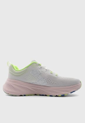 Tenis SKECHERS Engineered Mesh Gris Claro