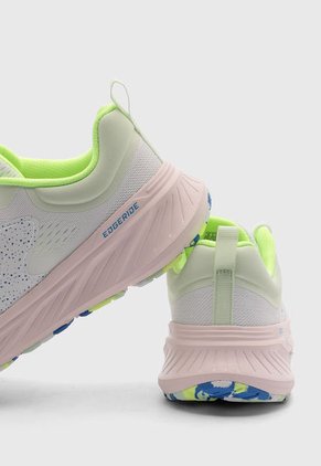 Tenis SKECHERS Engineered Mesh Gris Claro