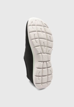 Tenis SKECHERS Mesh bungee slip-on Negro