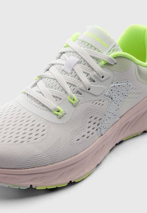 Tenis SKECHERS Engineered Mesh Gris Claro
