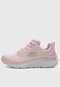 Tenis SKECHERS D'Lux Walker-One Drive Rosa Nude de Skechers