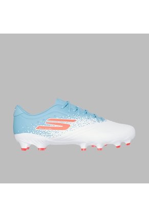 Guayos Skechers Hombre Razor 1.5 Academy FG Fútbol | Blanco Terreno Firme