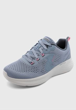 Tenis SKECHERS Emesh Lace Up Azul
