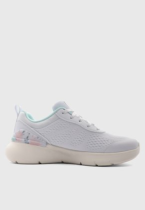 Tenis SKECHERS Engineered Mesh Lace Up Lila Claro