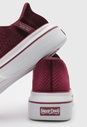 Tenis Lifestyle SKECHERS Snoop One Velvet Vinotinto