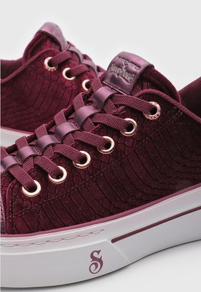 Tenis Lifestyle SKECHERS Snoop One Velvet Vinotinto