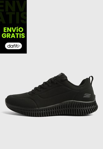 Tenis Lifestyle SKECHERS Bobs Geo Lite Lace Up Negro Skechers