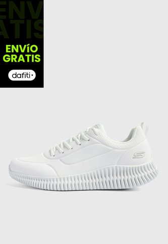 Tenis Lifestyle SKECHERS Bobs Geo Lite Lace Up Blanco Skechers