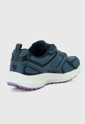 Tenis Training Azul Grisáceo-Blanco-Lila Skechers Gorun consistente