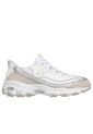 Tenis Mujer Skechers D'Lites Smooth Nostalgia - Blanco/Gris de Skechers