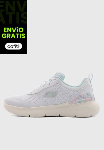 Tenis Lifestyle SKECHERS Engineered Mesh Lace Up Lila Claro Skechers
