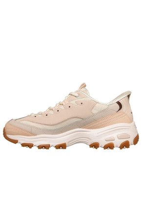 Tenis Mujer Skechers D'Lites Smooth Nostalgia - Blanco