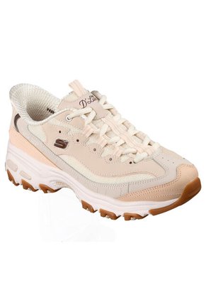 Tenis Mujer Skechers D'Lites Smooth Nostalgia - Blanco